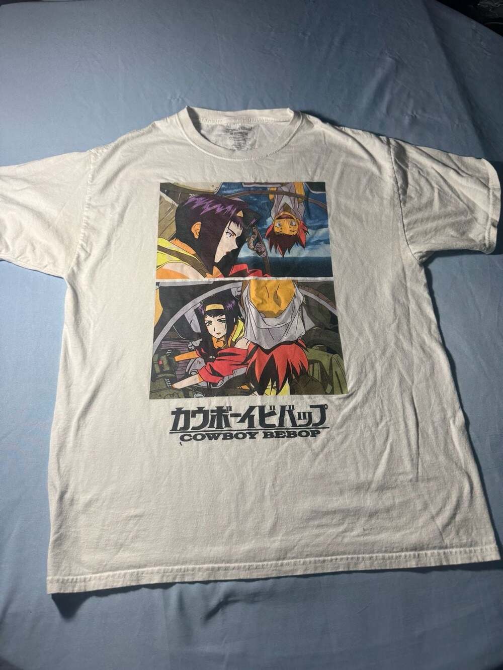 Cowboy Bebop Sunrise Funimation Anime Graphic White T-Shirt L (42/44)